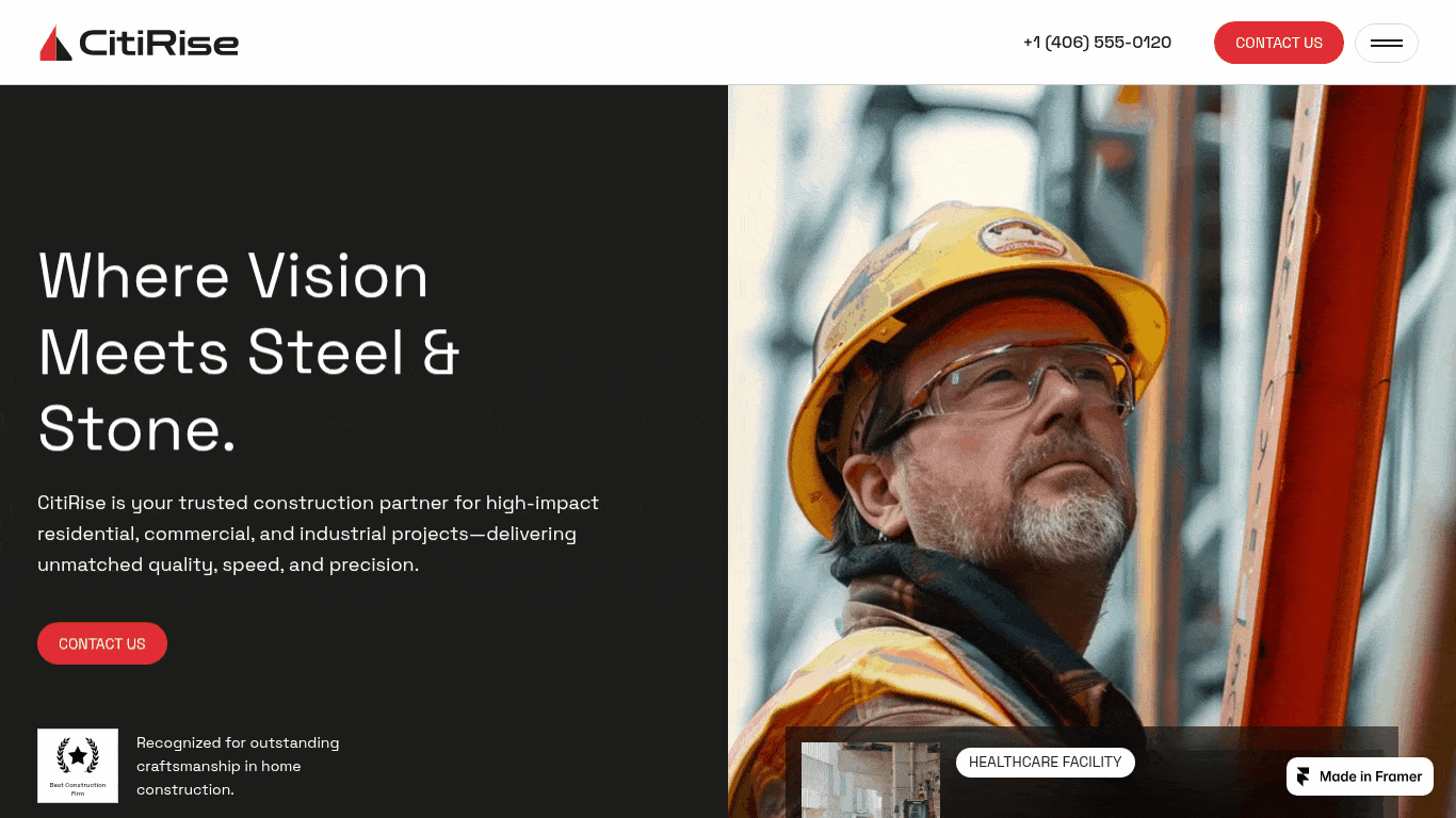 Demo preview: salleeconsulting.com/demo/construction